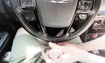 Outdoor Handjob With Cumshot