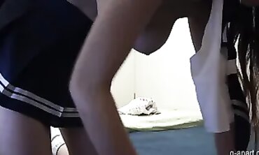 Hikari Sena Webcam: Bedroom Cleaning Wedgie and Downblouse