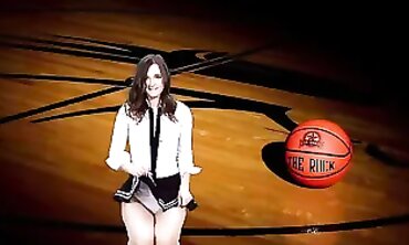 Brunette Princess Striptease Dance