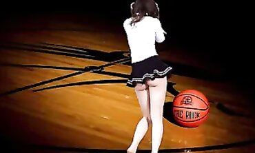 Brunette Princess Striptease Dance