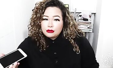 POV Boss Inspects And Smacks Fired BBW Worker
