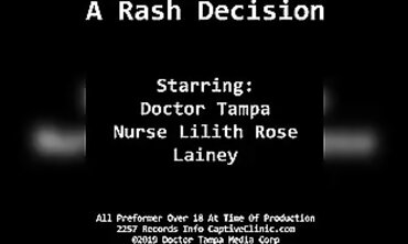 Lilith Rose Nurses Lainey Through A Doctor's Exam