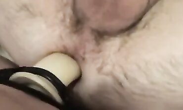 Intimate Ex-Wife Strap-On Anal Missionary on Couch