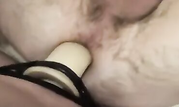 Intimate Ex-Wife Strap-On Anal Missionary on Couch