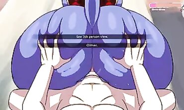 Waifu Crossing Parody: Busty MILF Takes Big Cock