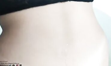 Latina Amateur Takes Creampie and Piss in Her Booty for Admirers