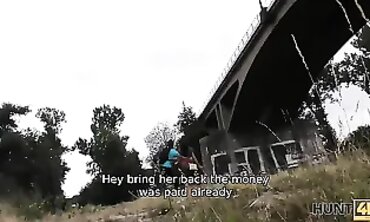 Evelyn Neill Gets Hunted and Fucked Outdoors by a Tanned Hunter