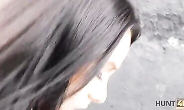 Evelyn Neill Gets Hunted and Fucked Outdoors by a Tanned Hunter