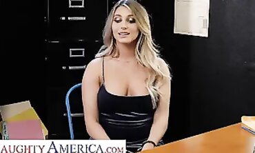Sexsual America - Kayley Gunner boinks detective London at the police station