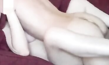 POV Threesome: Multiple Orgasms and Deep Throat on the Couch