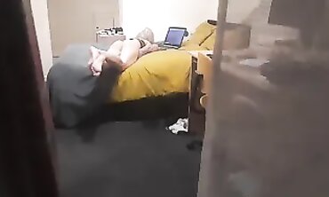 British Bimbos Caught Masturbating Through Window