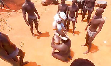 Cleopatra Cosplay Cumslut: 3D Cinematic Orgy Part 1