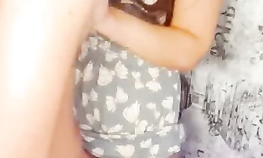 Dickflash Cum In Lingerie On A women