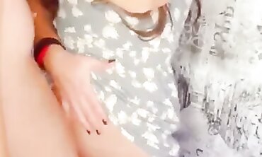 Dickflash Cum In Lingerie On A women