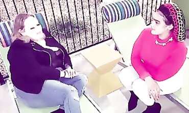 Amateur POV Lesbians Swap Business Ideas and Sex in Apartment