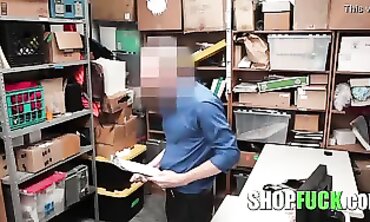 Petite Asian Shoplifter Gets Caught And Fucked