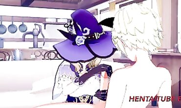 Genshin Impact Lisa Cosplay: Animated Creampie Fuckfest