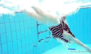 Nubile Pool Soiree: barely legal Light-haired Stunner Gets Humid And Crazy
