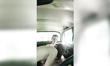 Redhead MILF Wife Gets Hooked Up in the Car