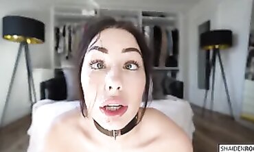 POV Deep Throat and Rim Job with Ahegao Finish