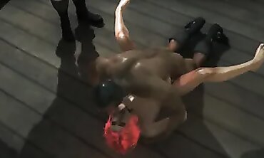 Redhead Anime Dolls Get Roughly Smashed in Hardcore Toon Fuckfest