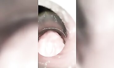 Redhead MILF Masturbates With Vacuum Hose