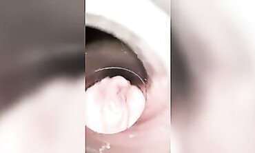Redhead MILF Masturbates With Vacuum Hose