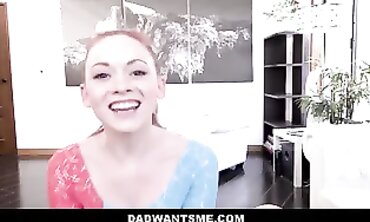 Petite Gymnast Stepdaughter Athena Rayne Gets Repeatedly Creampied By Daddy