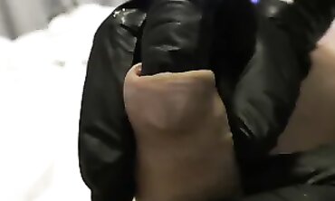 AquaPola POV Handjob With Vinyl Gloves