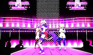 MMD: Korean Imperial Army Defeated in Hardcore Group Sex