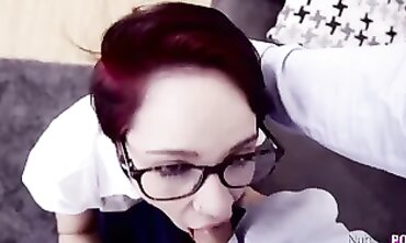 Cadey Mercury Gets Rough Hardcore Fuck From Daddy