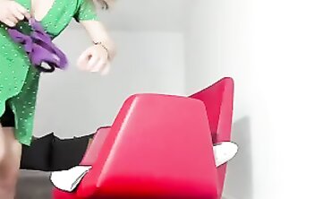 Blonde Skinny MILF Shows Off Her Huge Pussy On Webcam