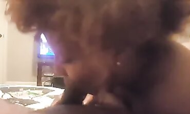 Ebony Breezy Takes a Deep Throat Blowjob