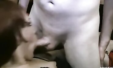 Missy Kink and Love Share a Wild Bukkake Session