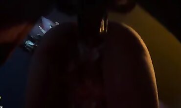 3D Anime Babe with Giant Tits Takes Monster Cock