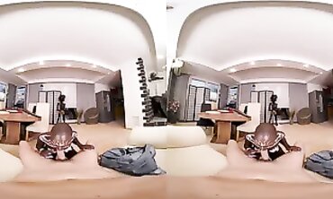 Zaawaadi: Ebony Queen Pounded by White Men in VR