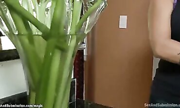 Step-Mom and Stepdaughter Bondage Threesome