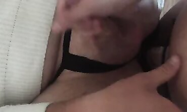 Blonde Femdom Strap-On Anal Sex with Boyfriend