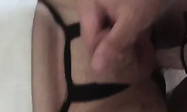 Blonde Femdom Strap-On Anal Sex with Boyfriend