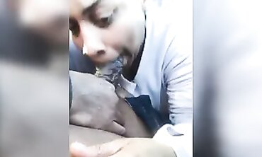 Outdoor BBC Blowjob With Deepthroat And Cum Swallowing