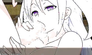 Meryl the Sorceress Trio Exam: RPG Roleplay with Creampie & Squirt