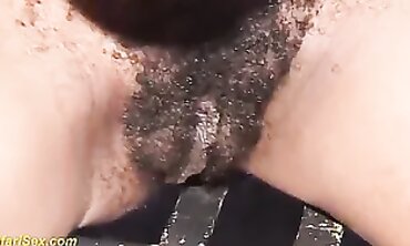 Petite Ebony Senior Gets Pounded by Rock's Massive Cock