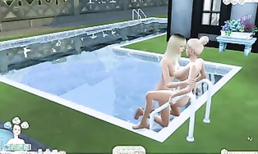 The Sims 4 G/G: Step Mom Gets Penetrated In Public