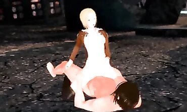 3D Hentai: Annie Leonhart's Titan Onslaught