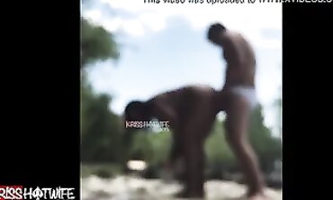 Kriss Cuckold: Real Beach Hookup