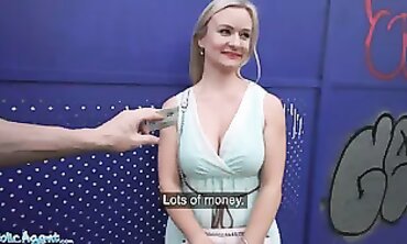 Blonde Mommy Agent Gets Boinked by a Stranger in the Woods