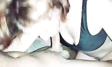 Tattooed MILF Amateur Gives Deep Throat Blowjob and Cumshot