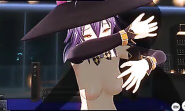 3D Halloween Cosplay: Rough Pumpkin Themed Sex
