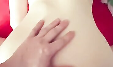 Juicy Rides a Big Cock on Her Juicy Large Backside