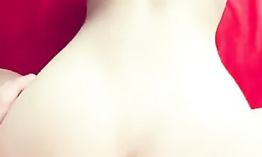 Juicy Rides a Big Cock on Her Juicy Large Backside